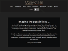 Tablet Screenshot of convicthillfloorcovering.com